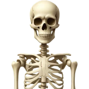 Skeleton sticker