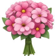 pink bouquet sticker