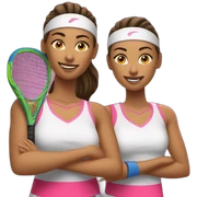 Cuatro chicas padel sticker