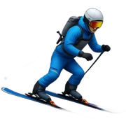 Fema skier sticker