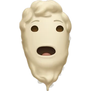 Cream sticker