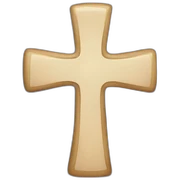 Cross sticker