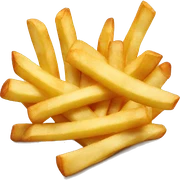 French fries sticker