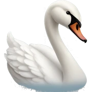 Swan sticker