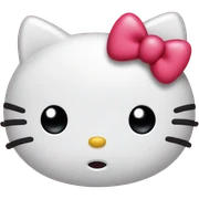 hello kitty heart sticker