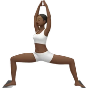 yoga pose sticker