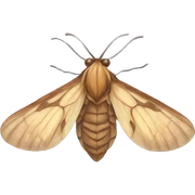 Fairy moth  sticker