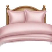 Light pink silk bed sticker