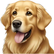 Golden retriever  sticker