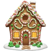 gingerbread house sticker