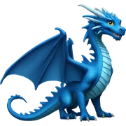 blue dragon sticker