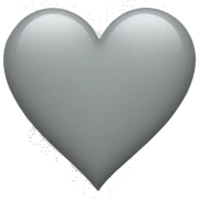 Heart-coloured-light-gray sticker
