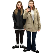 girls taking a selfie together sticker