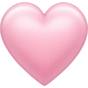 Light pink heart sticker