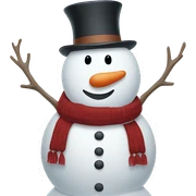 snowman sticker