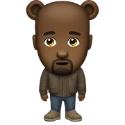Kanye west bear sticker