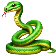 Snake sticker