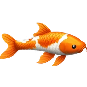 Koi fish sticker