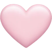 Pastel pink heart sticker