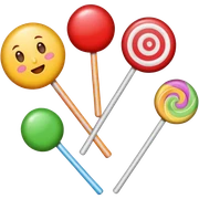 Candy sticker