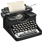 Typewriter  sticker