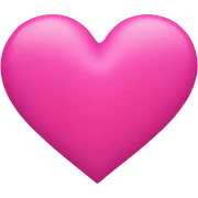 Pink heart  sticker