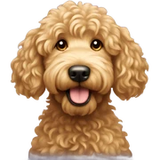 golden doodle sticker