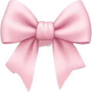 light pink bow on light pink bow sticker