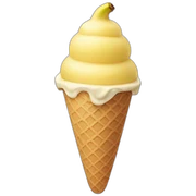 banana ice cream sticker
