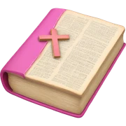 Pink bible sticker