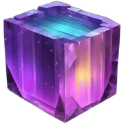 Bismuth crystal sticker