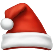 Santa hat sticker