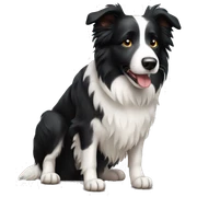Border collie sticker