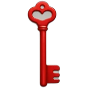 red key sticker