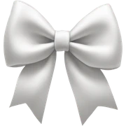 white bow sticker