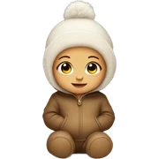 Baby in uggs  sticker
