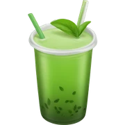 Thai green tea sticker