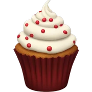 A Christmas cupcake  sticker