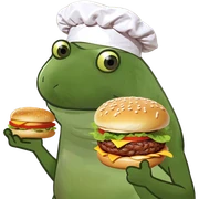 Hamburger sticker
