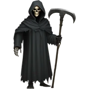 Grim reaper sticker