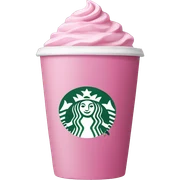 Pink Starbucks sticker