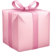 light pink package sticker