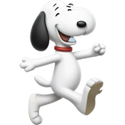 Snoopy dancing sticker