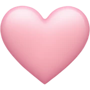 pastel pink heart sticker
