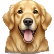 Golden retriever  sticker