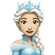 Snow queen sticker