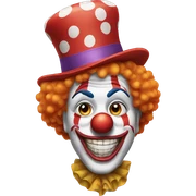 clown  sticker