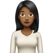 Mom  with black straight hair sticker