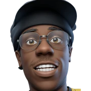 realistic meme of boy with hat sticker