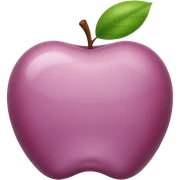 Mauve Apple sticker